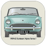 Sunbeam Alpine Series I 1959-60 Coaster 1